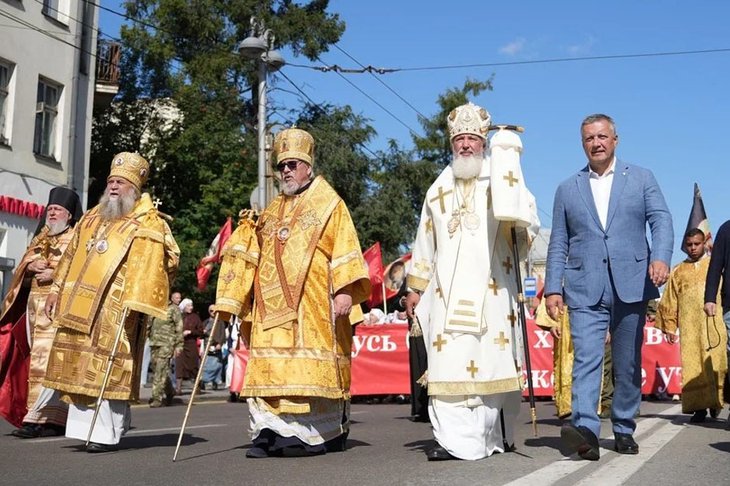 Крестный ход. Фото пресс-службы правительства Иркутской области