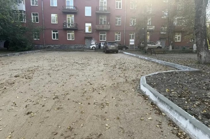 Двор. Фото пресс-службы мэрии Иркутска