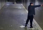Вандал. Скриншот видео пресс-службы администрации Иркутска