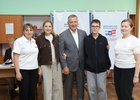 Игорь Кобзев на избирательном участке. Фото пресс-службы правительства Иркутской области