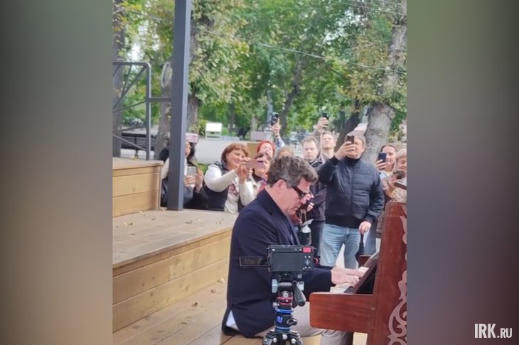 Денис Мацуев. Скриншот видео Маргариты Романовой, IRK.ru