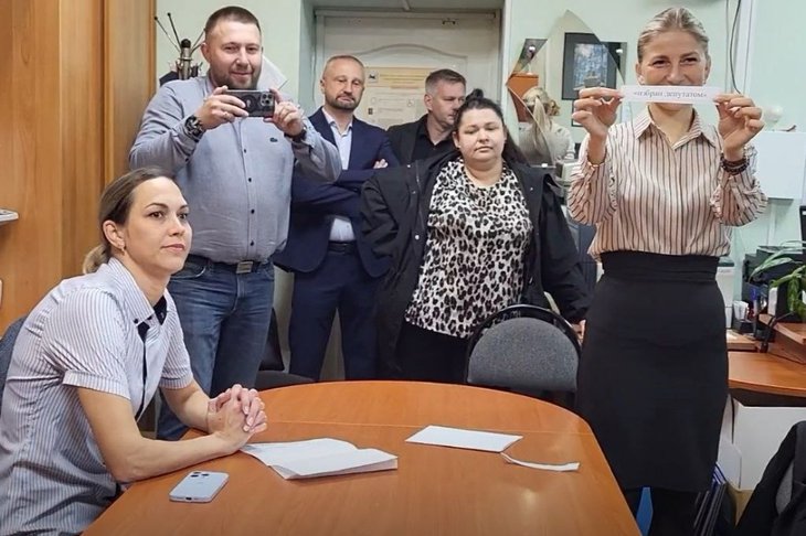 Жеребьевка. Фото избиркома Иркутской области