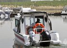 Судно. Фото пресс-службы ГУ МЧС России по Иркутской области