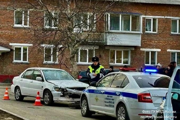 Авария. Фото ГУ МВД России по Иркутской области