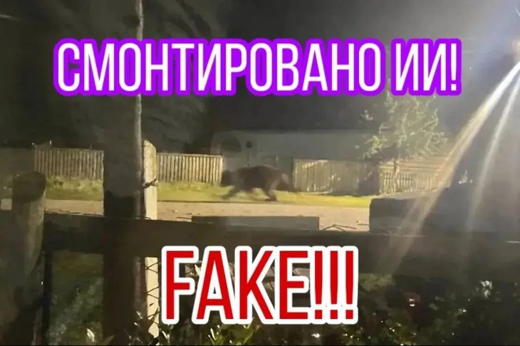 Фейк фото. Изображение взято из канала в МАХ Геннадия Осодоева