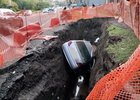 Пострадавшее авто. Фото из социальных сетей