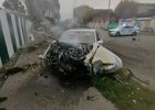 Автомобиль после аварии. Фото из телеграм-канала «ДТП 38RUS»