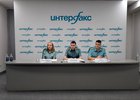 Участники пресс-конференции. Фото Никиты Грабовецкого, IRK.ru