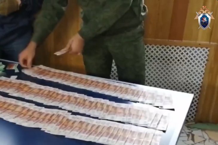 Изъятые деньги, полученные как незаконное вознаграждение. Скриншот видео СУ СК России по региону