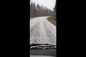 Снег в Бодайбо. Скриншот видео из телеграм-канала «Инцидент Иркутск»