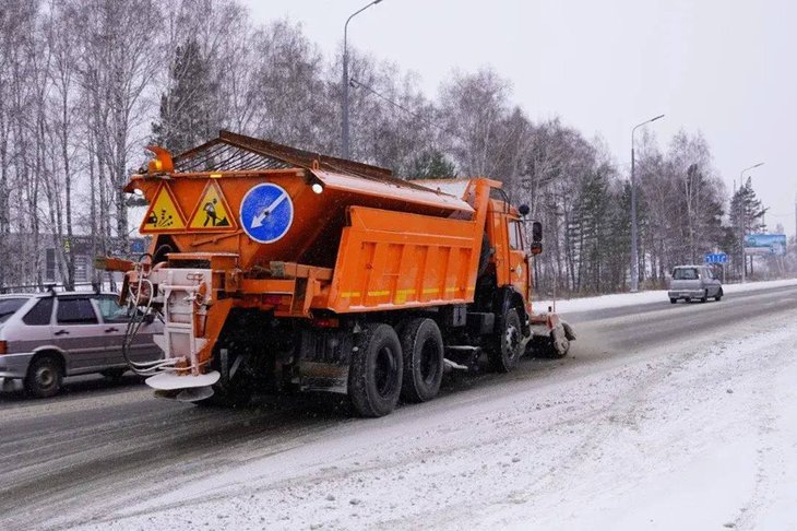 Снег на трассе. Фото из архива ФКУ Упрдор «Прибайкалье»