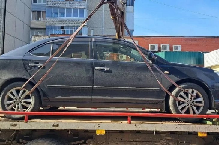 Арестованный автомобиль. Фото ГУФССП России по Иркутской области