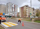 Обустройство пешеходного перехода. Фото пресс-службы думы Иркутска