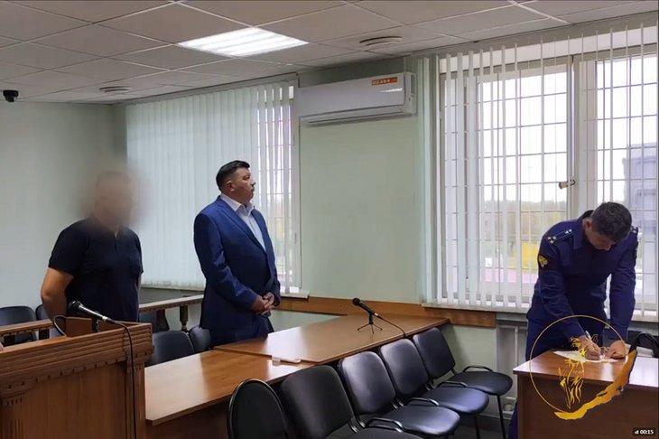 Судебное заседание. Скриншот видео объединенной пресс-службы судов общей юрисдикции Иркутской области