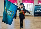 Знамя полка «Иркут». Фото пресс-службы администрации Иркутска