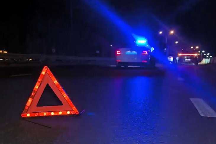 Место аварии. Скриншот видео Госавтоинспекции Иркутской области