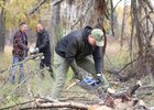 Мэр Руслан Болотов на субботнике. Фото пресс-службы администрации Иркутска