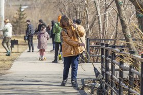 Субботник. Фото Маргариты Романовой, IRK.ru