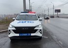 Автомобиль ДПС. Скриншот видео пресс-службы Госавтоинспекции Иркутской области