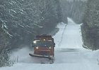 Снегопад. Фото из канала губернатора Игоря Кобзева в «Макс»