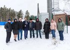 Открытие базовой станции. Фото из соцсетей мэра Иркутского округа Леонида Фролова