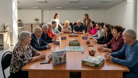 «Игра — мост между поколениями»: вечер настольных игр для взрослых