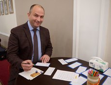 Желающие могли принять участие в мастер-классе по каллиграфии.