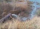 Слив вод в реку. Скриншот видео очевидцев