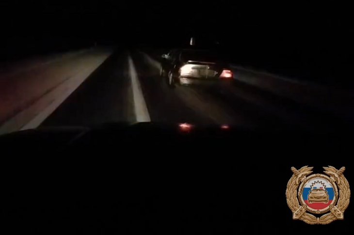 Погоня. Скриншот видео Госавтоинспекции Иркутской области