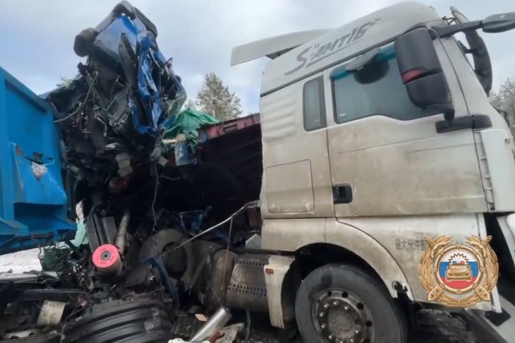 Авария. Скриншот видео Госавтоинспекции Иркутской области