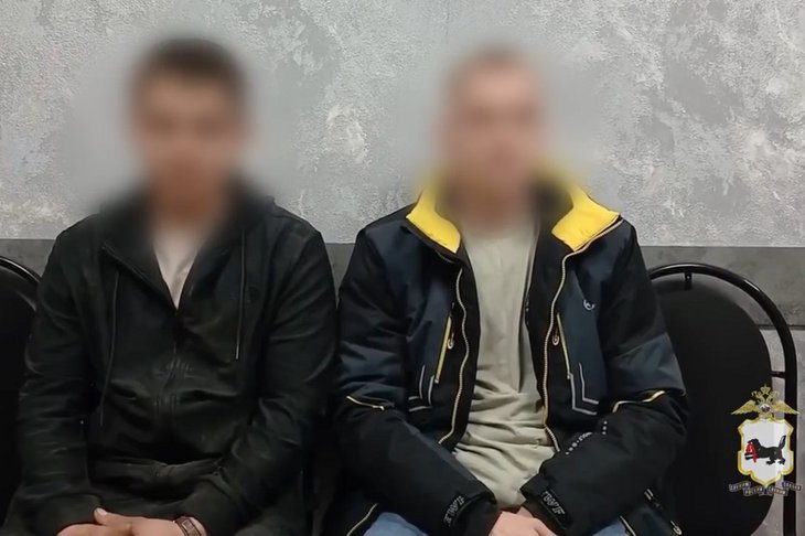 Предполагаемые виновники коммунальной аварии. Скриншот видео ГУ МВД России по Иркутской области