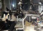 Последствия пожара. Фото пресс-службы ГУ МЧС России по Иркутской области