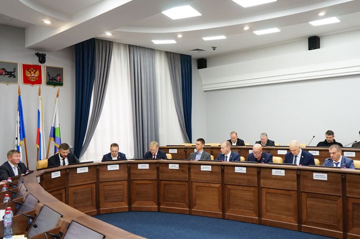 Заседание. Фото пресс-службы думы Иркутска