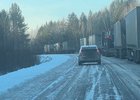 Дорога в Нижнеудинском районе. Фото очевидцев