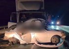 Машина после ДТП. Скриншот видео пресс-службы Госавтоинспекции Иркутской области