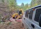Уборка свалки. Фото пресс-службы правительства Иркутской области