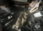 Последствия пожара в гараже. Фото ГУ МЧС России по Иркутской области