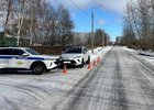 Место ДТП. Фото пресс-службы Госавтоинспекции Иркутской области