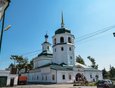 Знаменский женский монастырь (ул. Ангарская, 14). Является Соборным храмом Иркутской епархии.