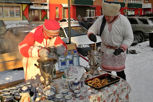 Русское выездное чаепитие. Фото из личного архива