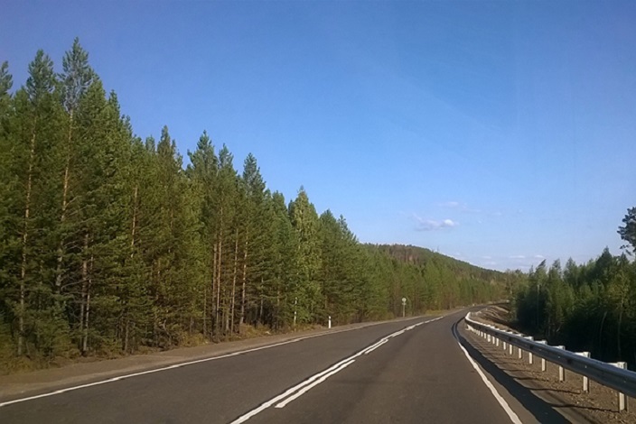 Участок дороги Братск—Усть-Илимск. Фото с сайта правительства Иркутской области