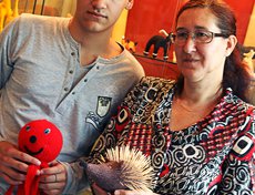 Создатели игрушек Людмила Зубковская и Иван Родионов
