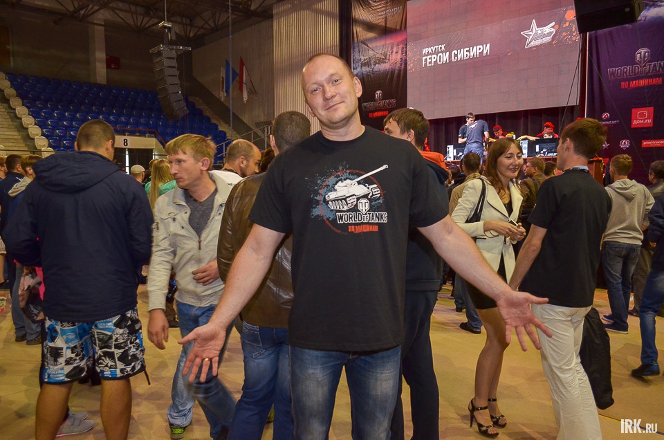 Константин Никифоров, разработчик World of Tanks, также присутствовал на турнире.
