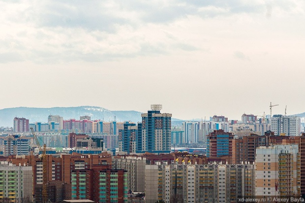 Панорама Красноярска