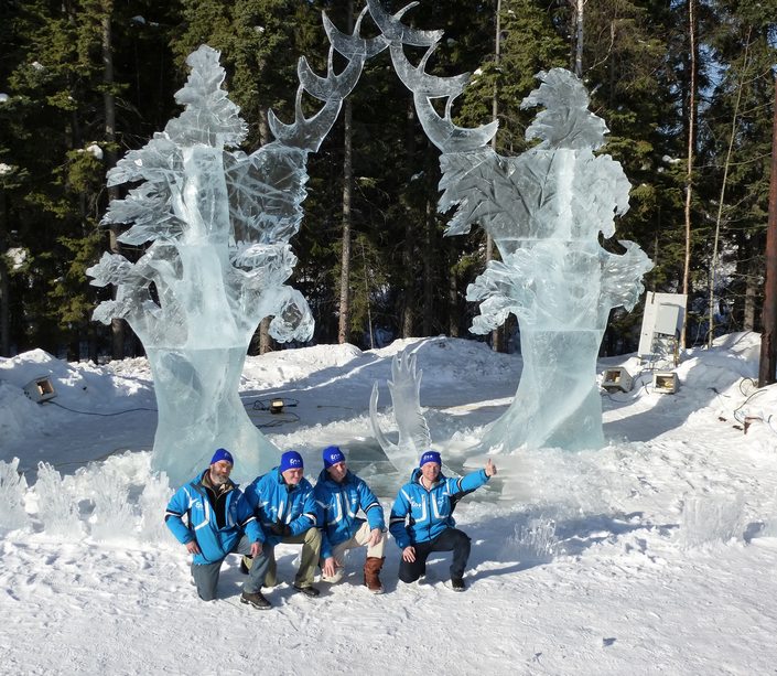 В дебютном выступлении команда Зиннера со скульптурой «Мечта о небе»  заняла 5 место
