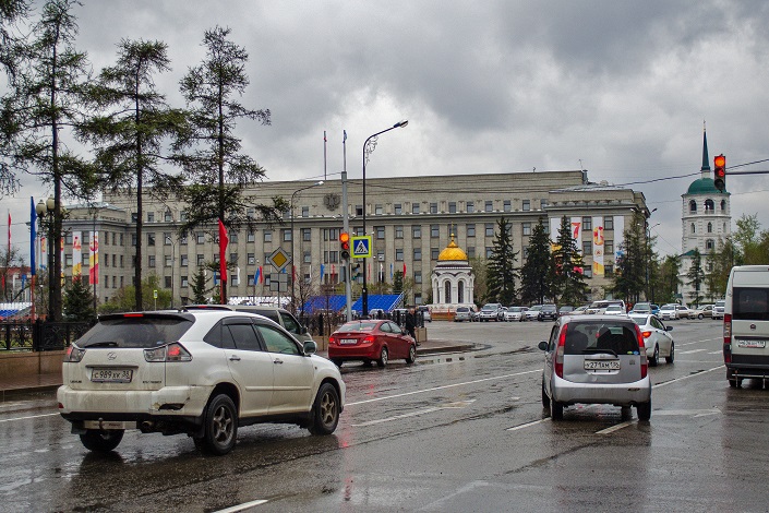 Дождь в Иркутске. Фото Ильи Татарникова
