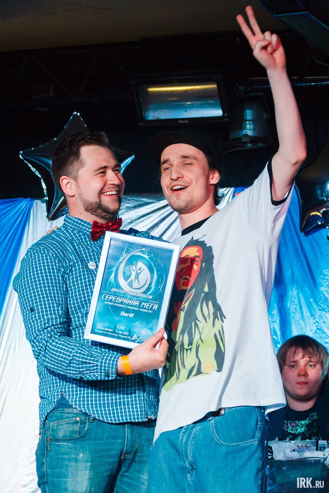 Лучший МС по мнению народного голосования — ведущий вечеринок клуба «Мегаполис» Sheriff