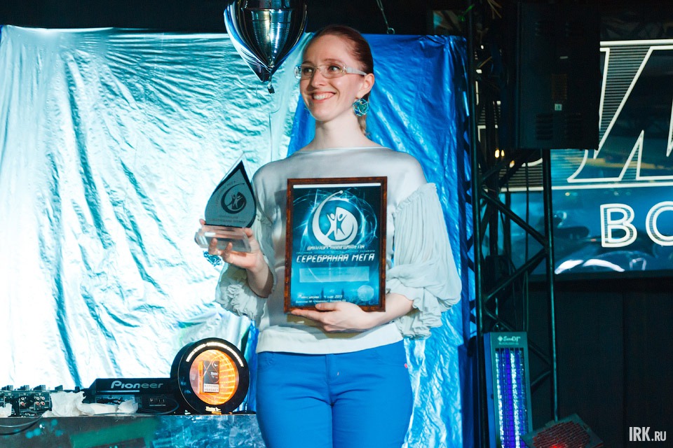 За проведение конкурса «Студенческая весна» наградили клуб «Мегаполис»