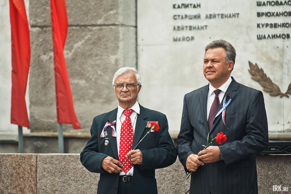 Началось мероприятие у мемориала «Вечный огонь»