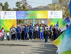 3 октября в 11:00 около дворца спорта «Труд» собрались желающие принять участие во всероссийской акции «День ходьбы».